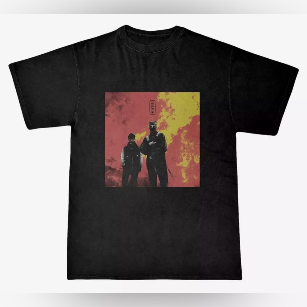 NWT TWENTY ONE PILOTS Clancy Album Cover Black Graphic Tee Shirt Size M